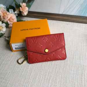 Louis Vuitton Key Pouch Monogram Empreinte Marine Rouge - Red 77591