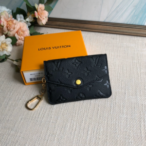 Louis Vuitton Key Pouch Monogram Empreinte Marine Rouge - Black 73278