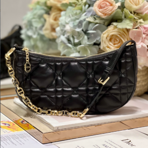 Dior CD LOUNGE Moon Handbag - Black 20229