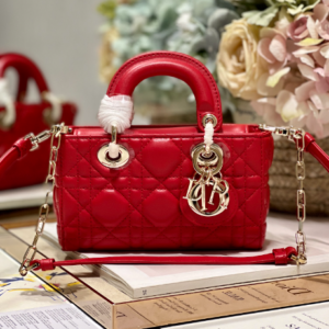 Dior Mini Horizontal Princess Diana Bag - Red 49861