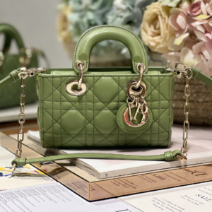 Dior Mini Horizontal Princess Diana Bag - Green 54716
