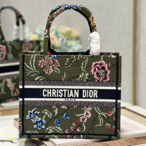 Dior Mini Book Tote Shopping Bag - Green 21999