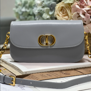 Dior Montaigne Avenue Enamel Chain Handbag -  Gray 51980