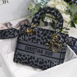 Dior Lady D Embroidery Series - Leopard Light Gold 15491