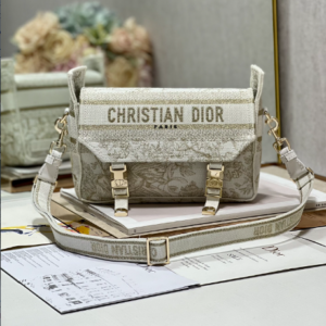 Dior Christian Paris Messenger Bag - Golden Magpie 35292