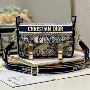 Dior Christian Paris Messenger Bag - Octagonal Star Blue 69191