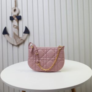 Dior Caro Tulip Handbag - Pink 75296