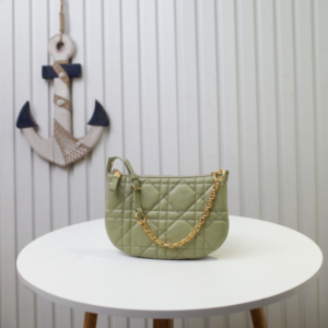 Dior Caro Tulip Handbag - Green 49160
