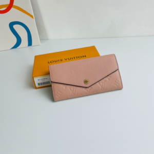 Louis Vuitton Monogram Envelope Style Sarah Wallet - Pink 52005