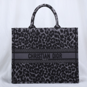 Dior Book Tote Leopard Handbag 36945