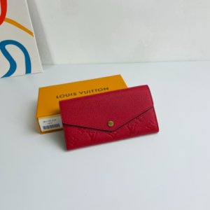 Louis Vuitton Monogram Envelope Style Sarah Wallet - Red 29982