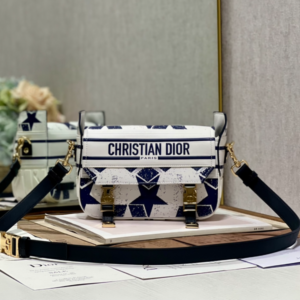 Dior Christian Paris Messenger Bag - White 60756