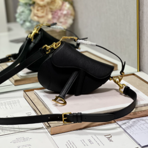 Dior Small Saddle Handbag - Black 47017