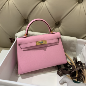Hermes Mini 2nd Generation Handbag – Purple 88892
