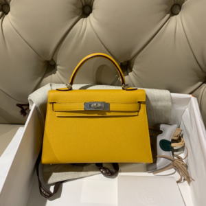 Hermes Mini 2nd Generation Handbag – Yellow 19397