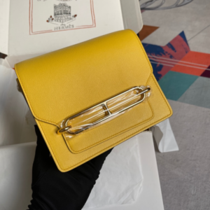 Hermes Pig Nose Bag - Amber Gold 13822