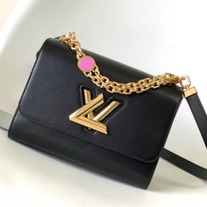 Louis Vuitton Twist Medium Handbag – Black 51417