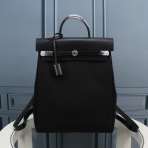 Hermes Herbag Rucksack Handbag - Black 92546