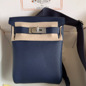 Hermes HAC A DOS Handbag - Royal Blue 29246