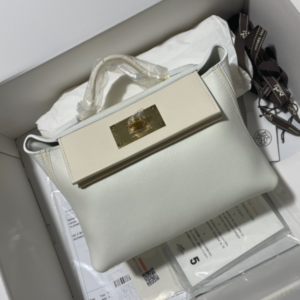 Hermes Mini2424 Handbag - White 47783