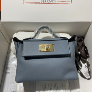 Hermes Mini2424 Handbag - Gray 25502