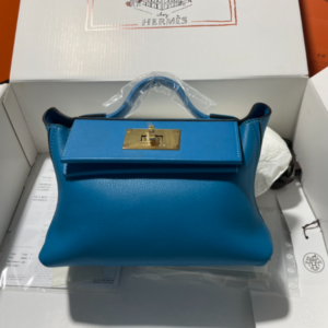 Hermes Mini2424 Handbag - Blue 54499