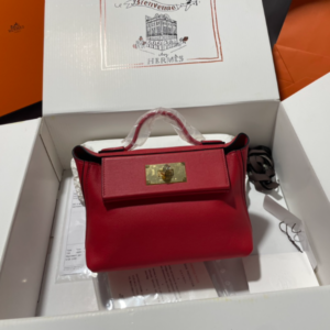 Hermes Mini2424 Handbag - Red 48186