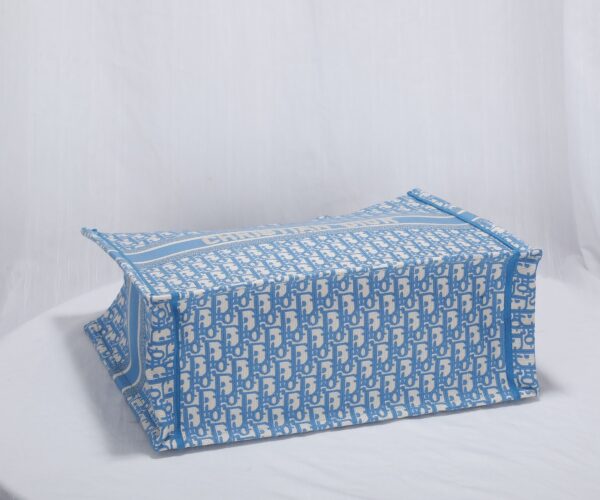 Dior Cornflower Book Tote Bag - Blue 25774 - Image 3