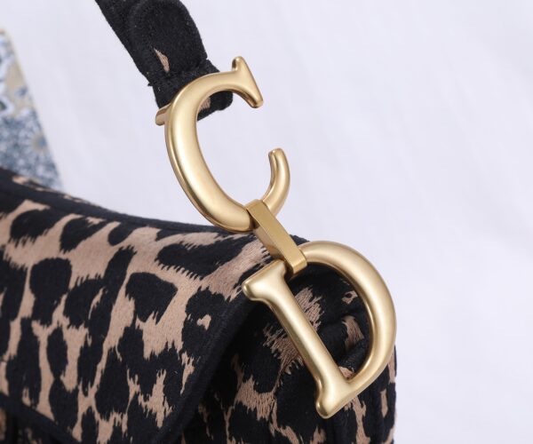 Dior Christian Top Saddle Bag - Black 78681 - Image 2