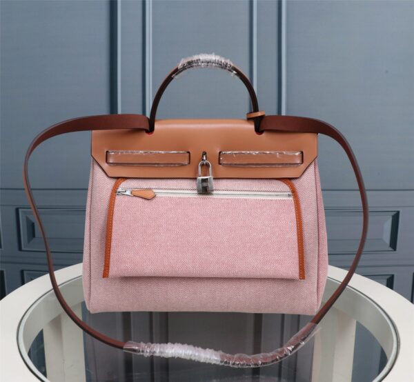 Hermes Brown Red Horse Inside Cloth Bag - Brown 16188 - Image 3