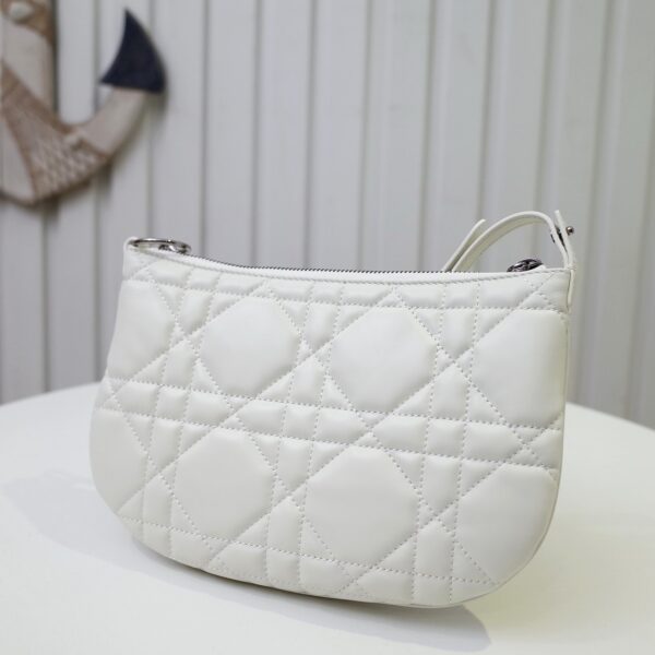 Dior Caro Tulip Handbag - White 75773 - Image 5