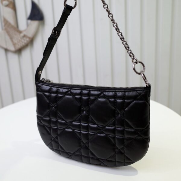 Dior Caro Tulip Handbag - Black 67857 - Image 2