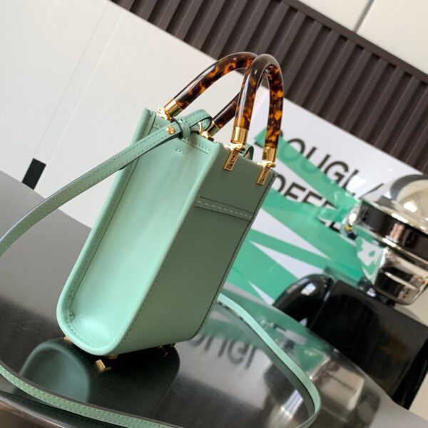 Fendi Mini Sunshine Bag - Light Green 42592 - Image 5