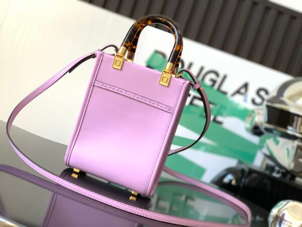 Fendi Mini Sunshine Bag - Purple 39005 - Image 4