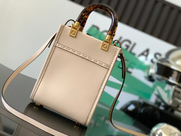 Fendi Mini Sunshine Bag - Off White 33497 - Image 4