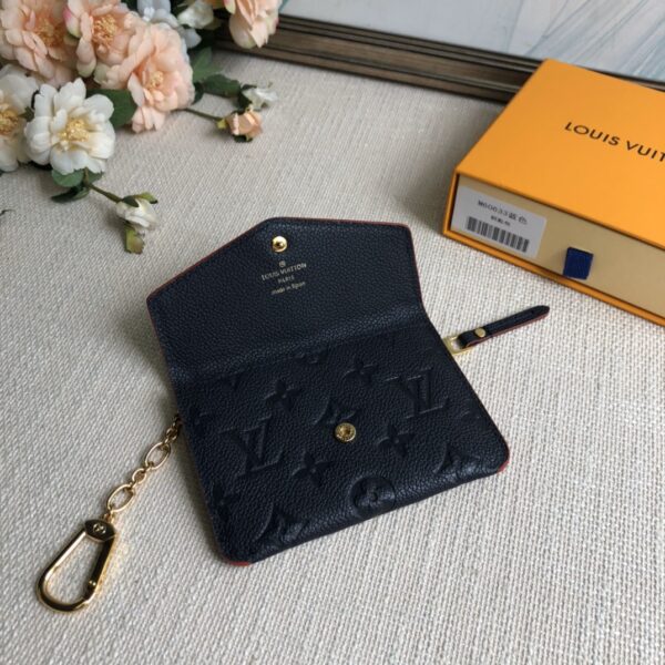 Louis Vuitton Key Pouch Monogram Empreinte Marine Rouge - Blue 30421 - Image 3