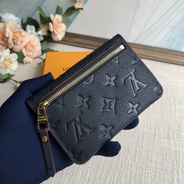 Louis Vuitton Key Pouch Monogram Empreinte Marine Rouge - Blue 30421 - Image 5