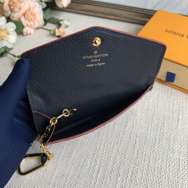 Louis Vuitton Key Pouch Monogram Empreinte Marine Rouge - Blue 30421 - Image 2
