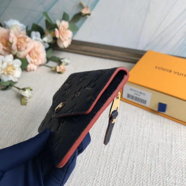 Louis Vuitton Key Pouch Monogram Empreinte Marine Rouge - Blue 30421 - Image 4