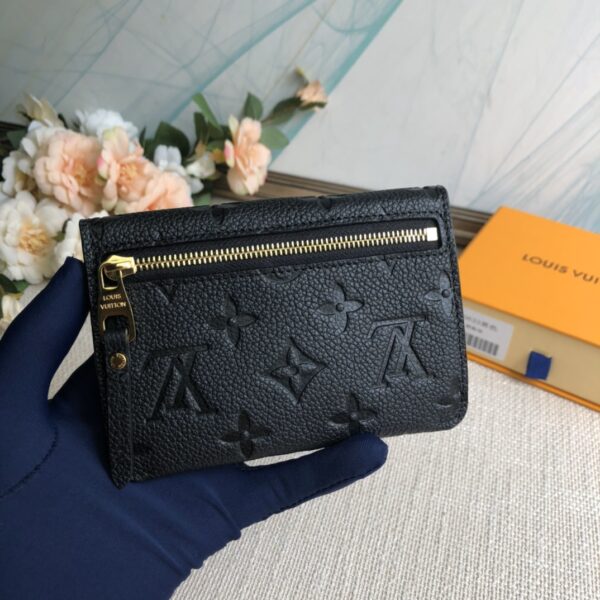 Louis Vuitton Key Pouch Monogram Empreinte Marine Rouge - Black 73278 - Image 5