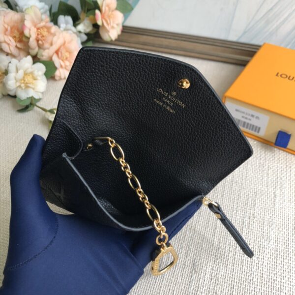 Louis Vuitton Key Pouch Monogram Empreinte Marine Rouge - Black 73278 - Image 2
