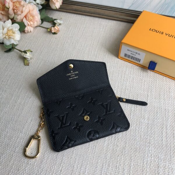 Louis Vuitton Key Pouch Monogram Empreinte Marine Rouge - Black 73278 - Image 3