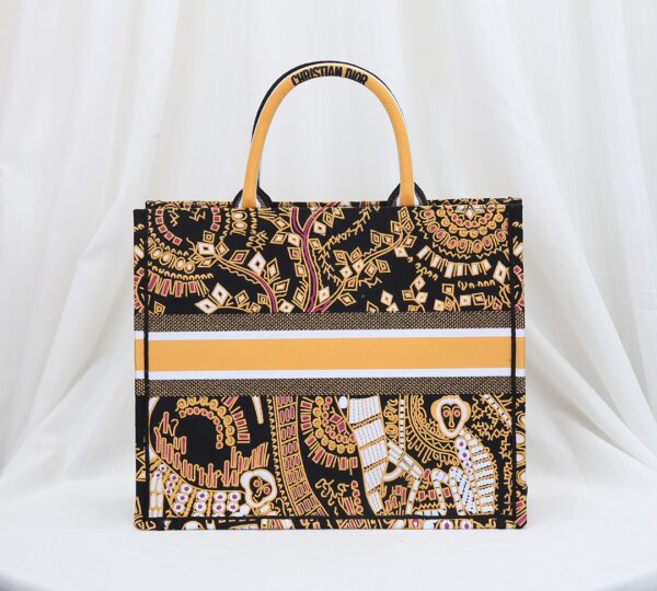 Dior Bolsa Christian Book Tote Bag - Brown 50649 - Image 2