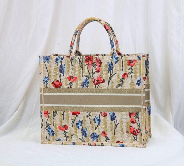 Dior Hibiscus Small Book Tote Bag 42038 - Image 5
