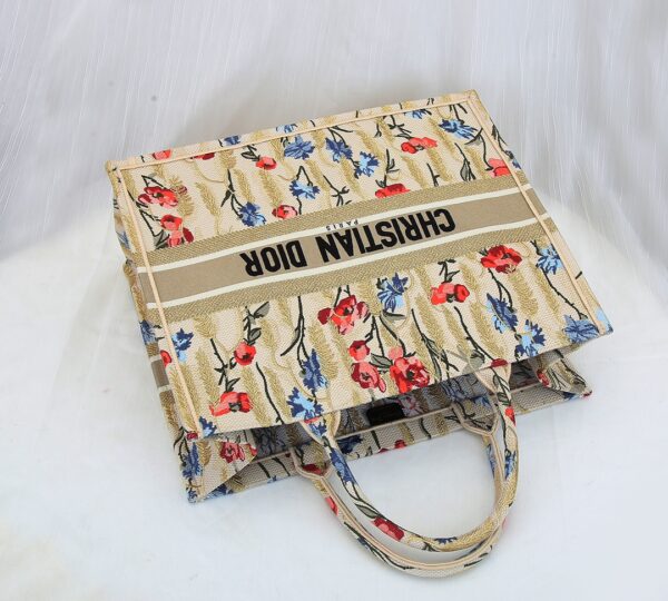 Dior Hibiscus Small Book Tote Bag 42038 - Image 4