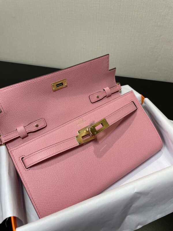 Hermes Kelly Crossbody Bag - Milkshake Powder 75976 - Image 4