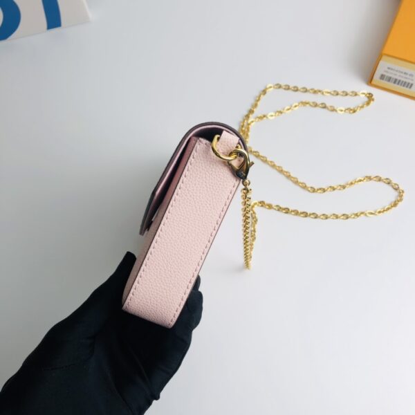 Louis Vuitton Félicie Pochette Chain Bag - Pink 59331 - Image 4