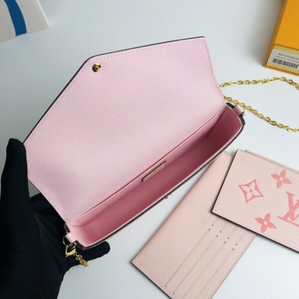 Louis Vuitton Félicie Pochette Chain Bag - Pink 59331 - Image 2