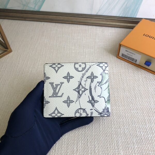Louis Vuitton Monogram canvas Practical Multiple Wallet - White 20577 - Image 5
