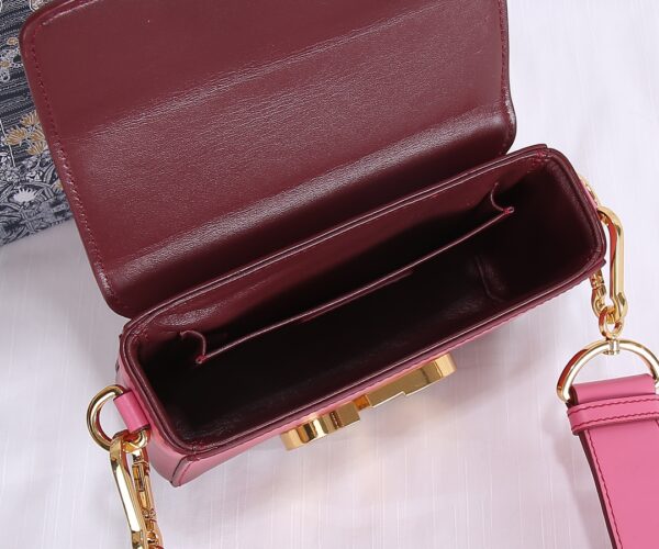 Di0r 30 Montaigne Small Gradient Color Box Bag -  Pink 23313 - Image 5